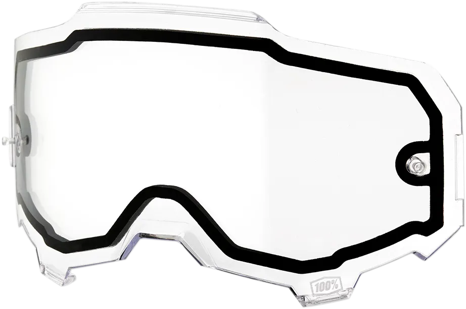 100% Armega Dual Lens - Clear 59051-00001