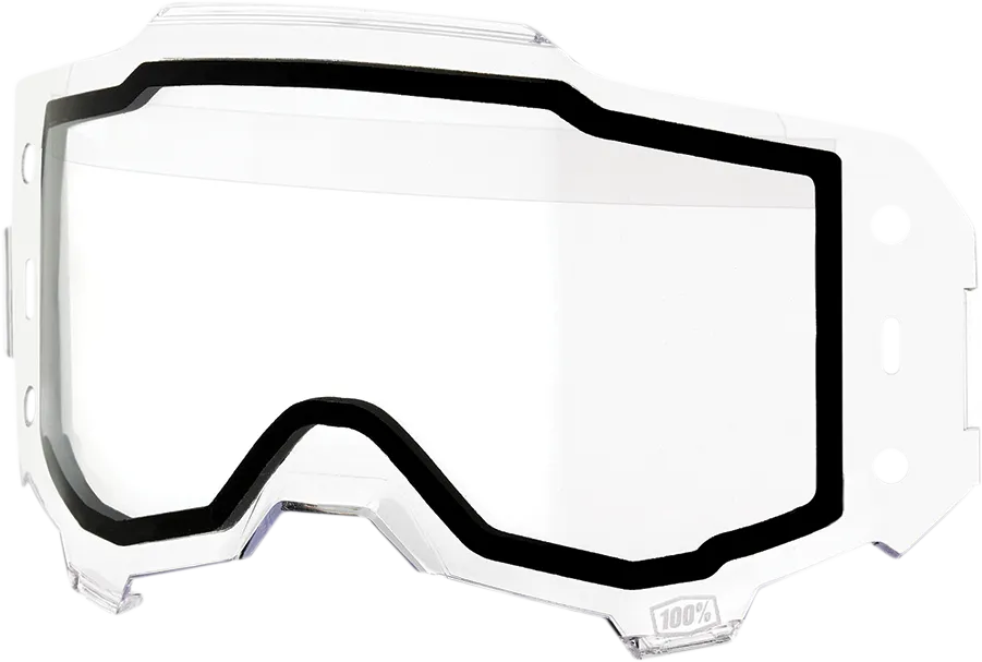 100% Armega Forecast Dual Lens - Clear 59064-00001