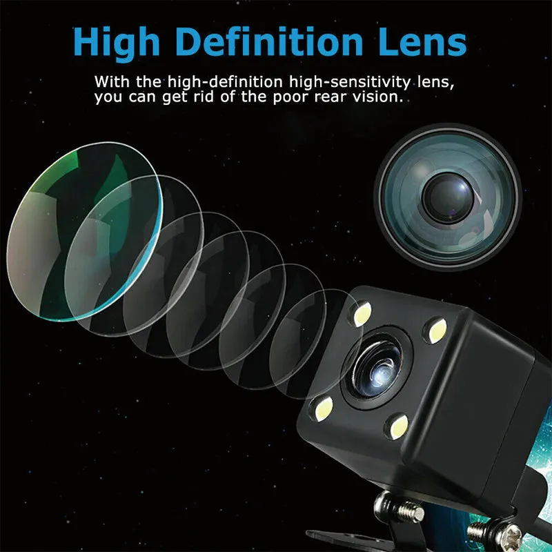 1080P Rear View Reversing Mirror | 4.3'' | Front And Rear DVR | Car Dash Camera | Dual Lens