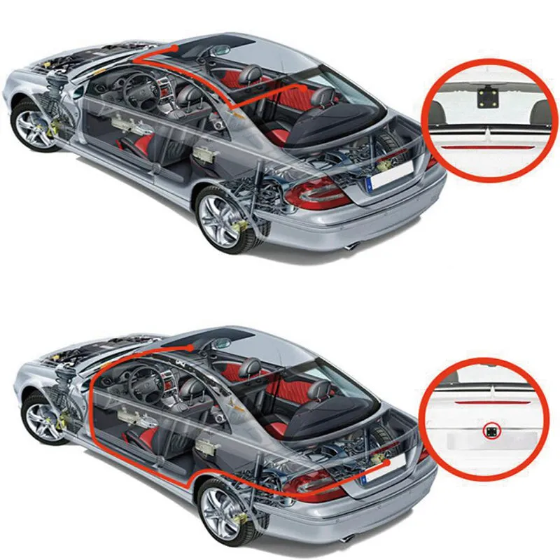 1080P Rear View Reversing Mirror | 4.3'' | Front And Rear DVR | Car Dash Camera | Dual Lens