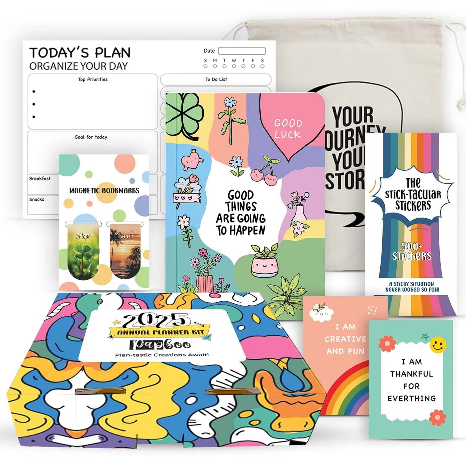 2025 Undated Annual Planner Kit - Good Things