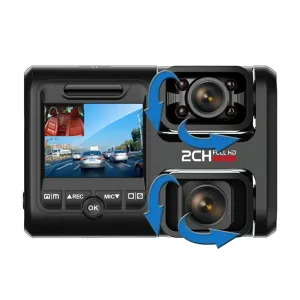 360-degree Panoramic Dual-lens Hd Driving Recorder with Wifi and Night Vision