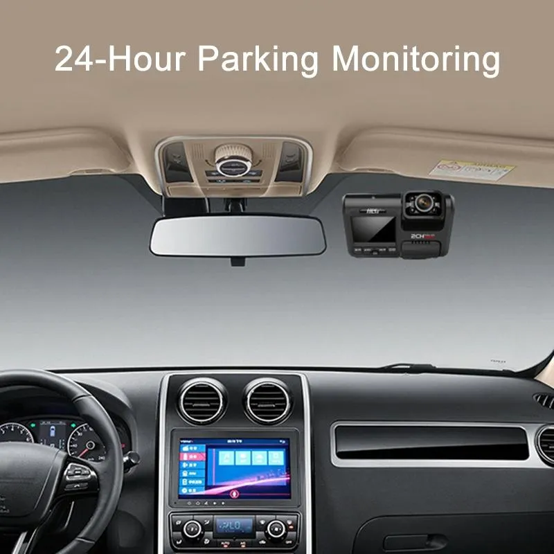 360-degree Panoramic Dual-lens Hd Driving Recorder with Wifi and Night Vision