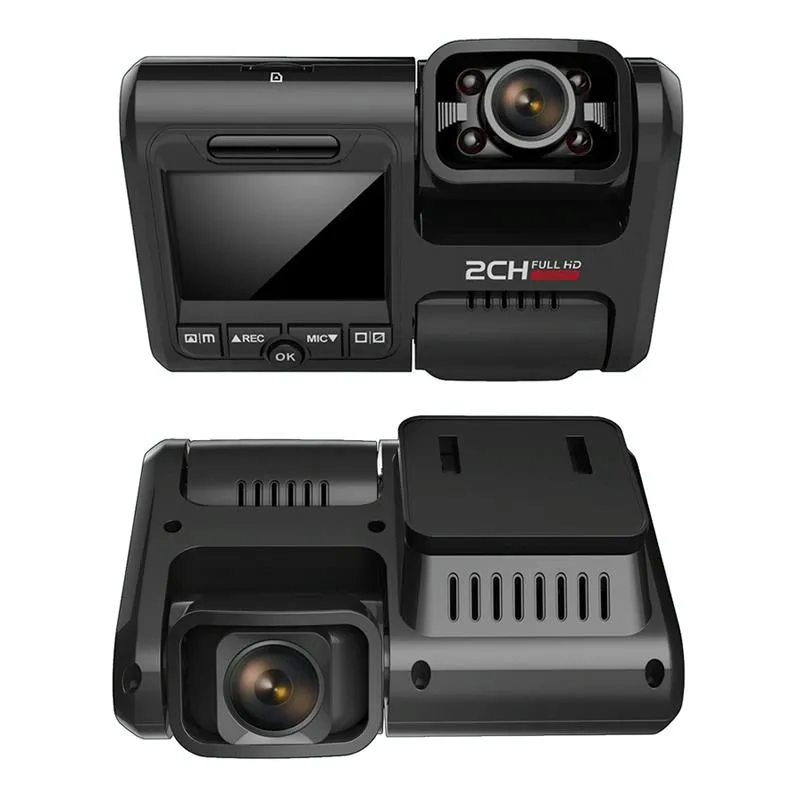 360-degree Panoramic Dual-lens Hd Driving Recorder with Wifi and Night Vision