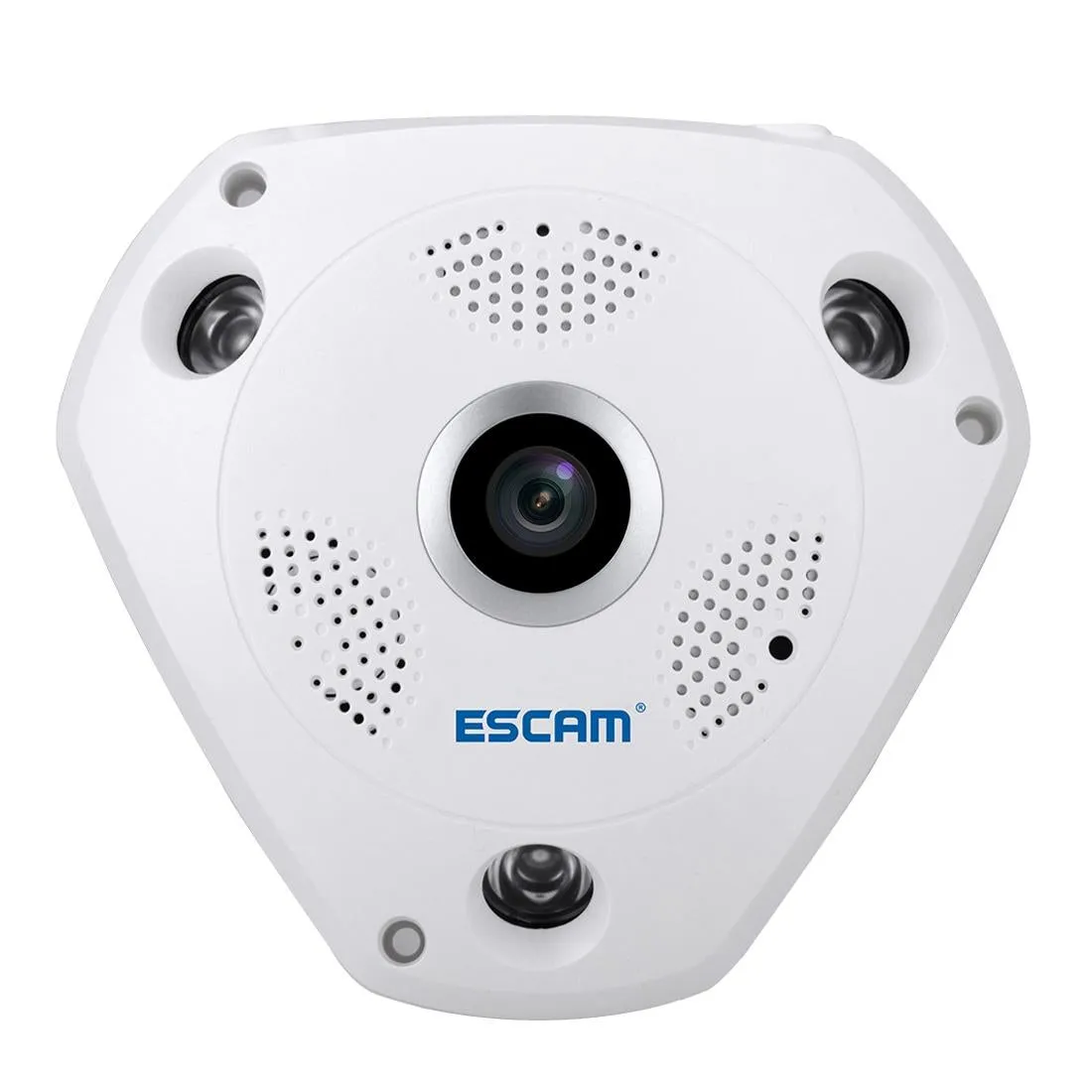 360° Fisheye Lens Wifi IP Camera | Motion Detection | Night Vision | Shark 960P
