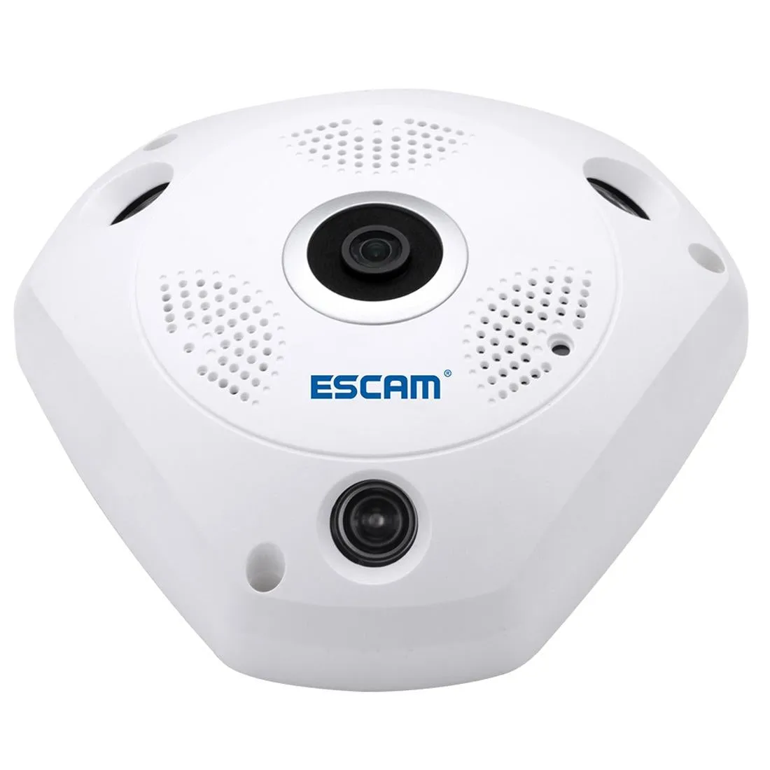 360° Fisheye Lens Wifi IP Camera | Motion Detection | Night Vision | Shark 960P