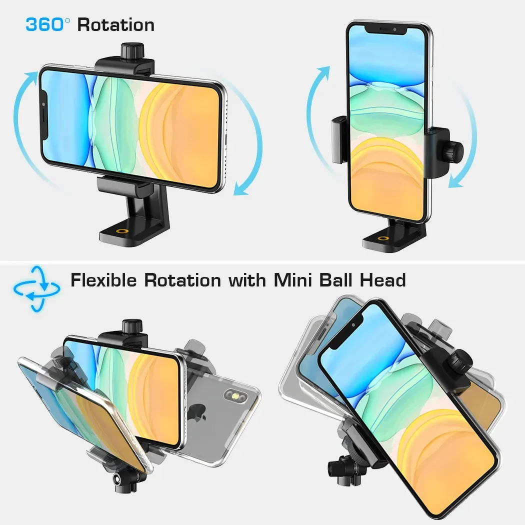 360 Rotating Phone Holder Cold Shoe