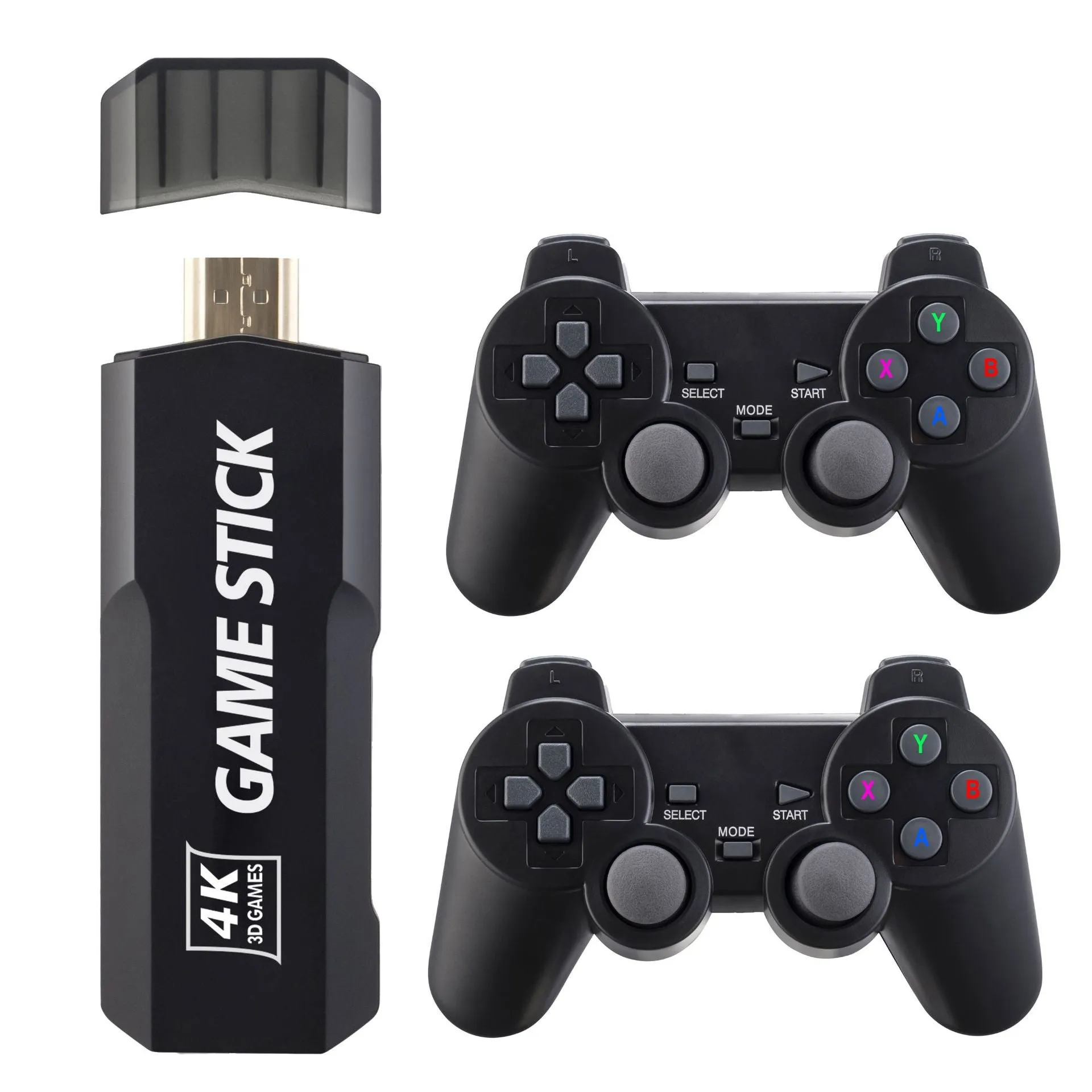 4K 3D Wireless Retro Game Console | 30,000  Games | Dual Controllers | PSP/PS1/N64 | 28  Emulators