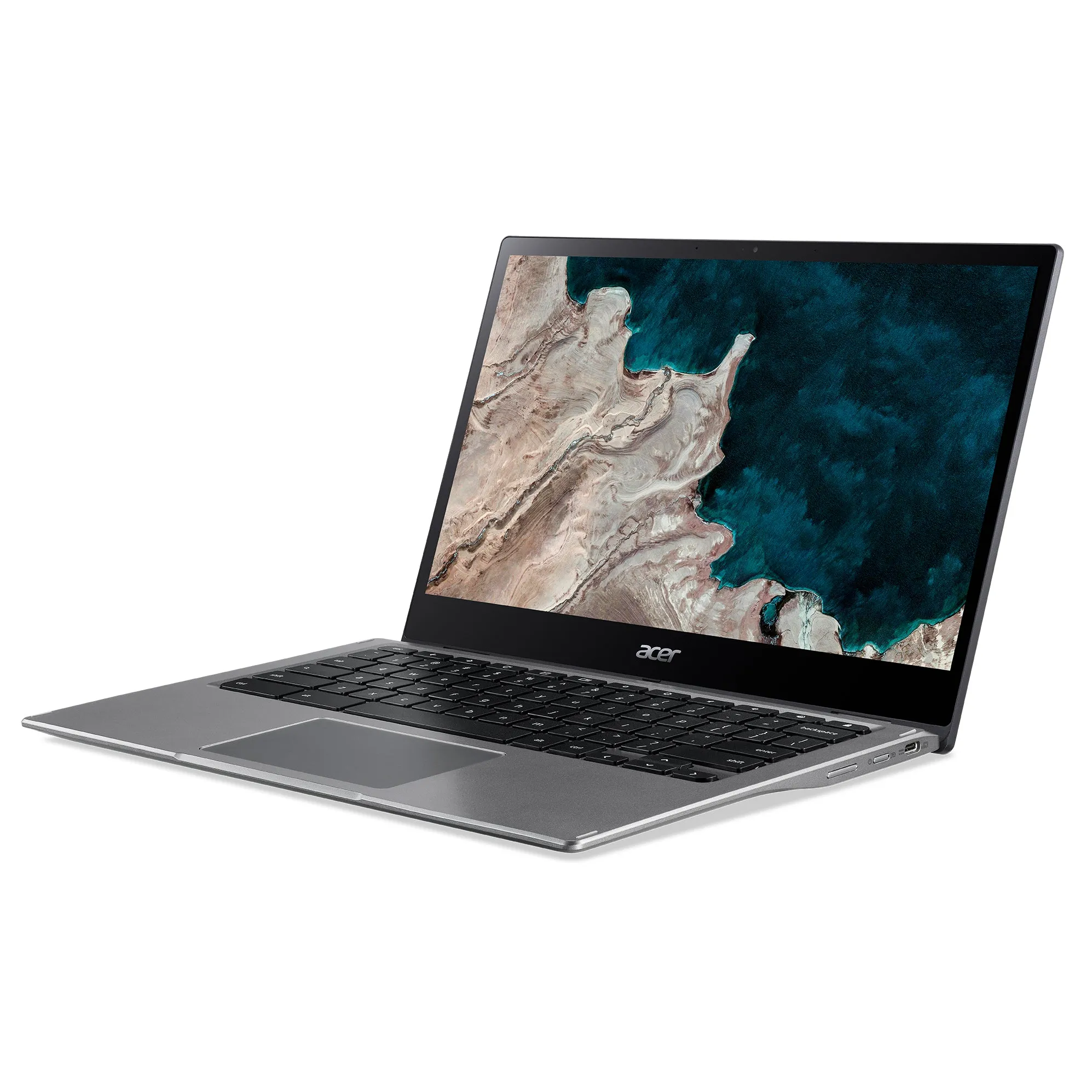 Acer Spin - 13.3" Chromebook Qualcomm Kryo 468 2.1GHz 4GB RAM 64GB FLASH Chrome - Refurbished - Steel Gray