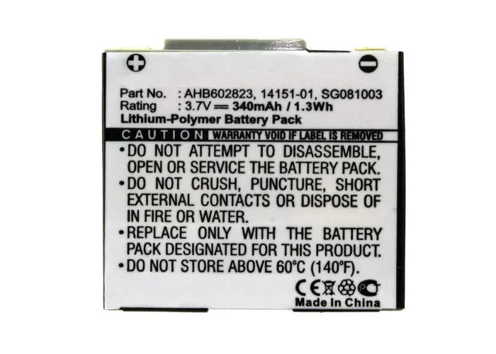 Batteries N Accessories BNA-WB-CPP-553 Wireless Headset Battery - Li-Pol, 3.7V, 350 mAh, Ultra High Capacity Battery - Replacement for GN 14151-01 Battery