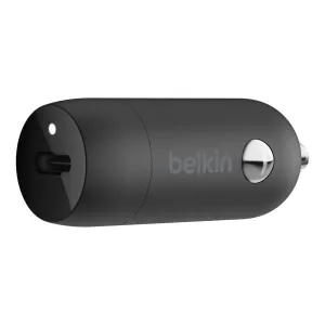 BELKIN 20W USB-C Car Charger Standalone - Black