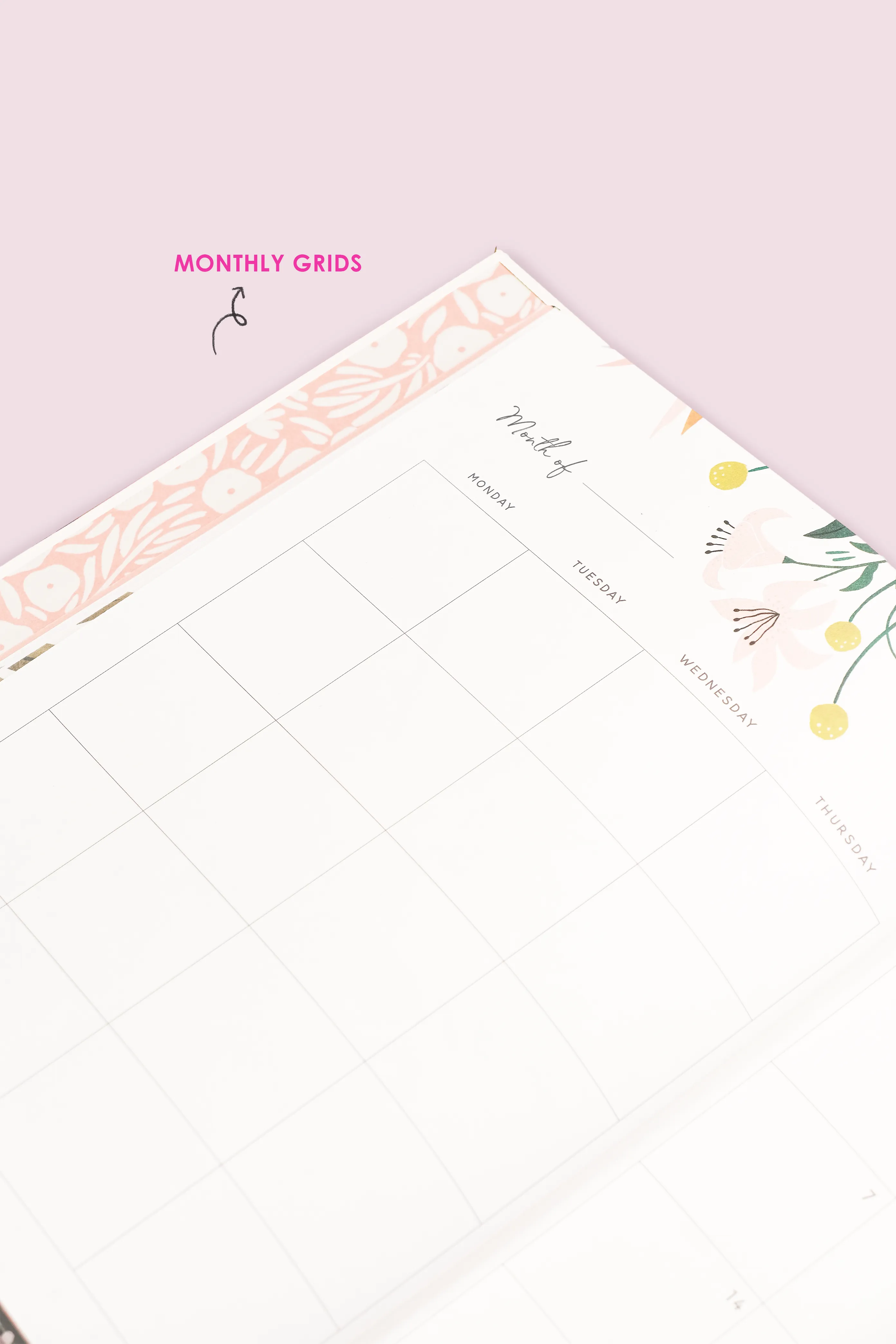 Bird Duo Hardbound Undated Planner
