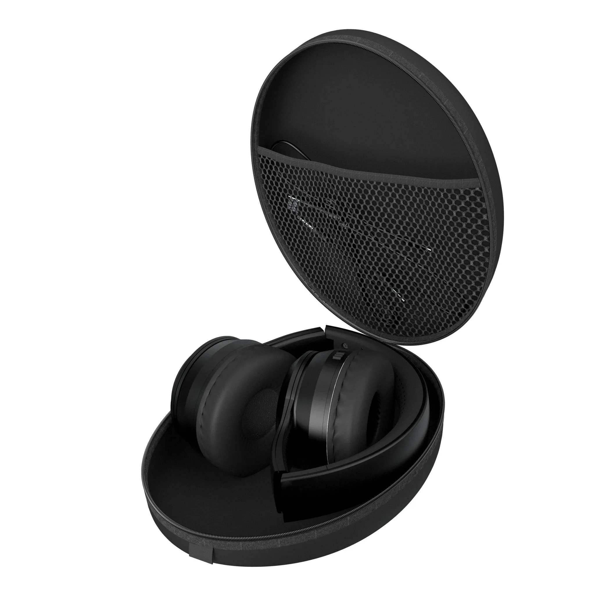 Boston Bruins Stripe Wireless Over-Ear BT Headphones With Case