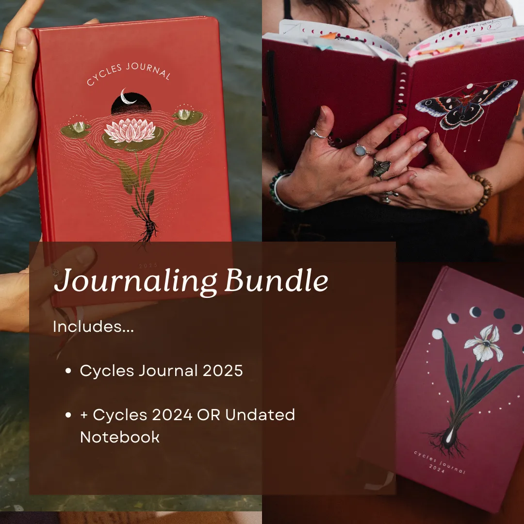 Cycles Journal® 2025: a Lunar Guide to Wholistic Cycle Awareness - more than just a Period Tracker
