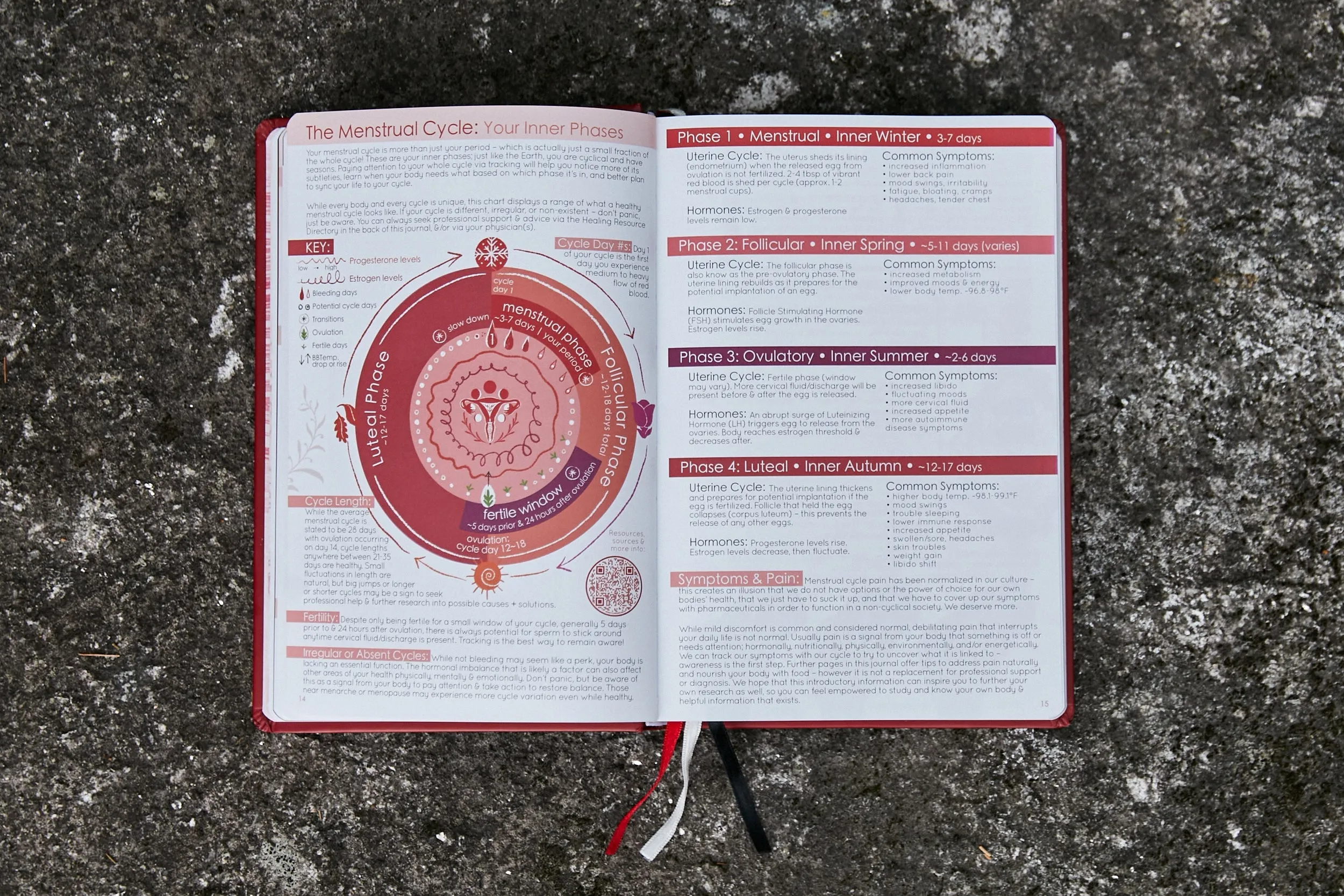 Cycles Journal® 2025: a Lunar Guide to Wholistic Cycle Awareness - more than just a Period Tracker