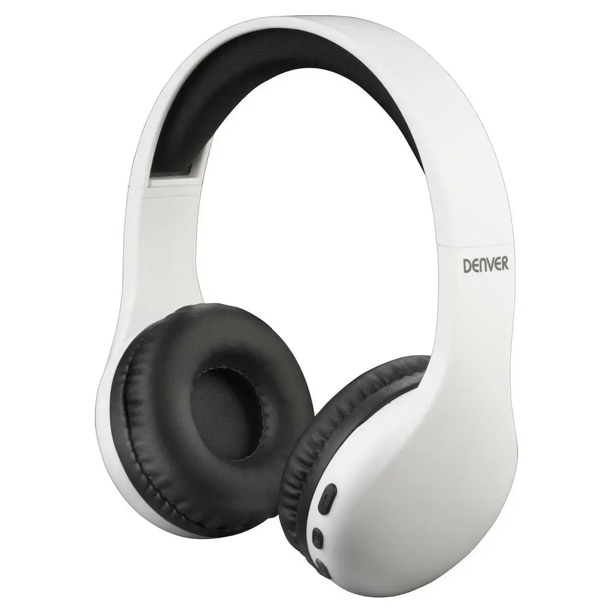 Denver Electronics Headphones-Headphones with Headband Denver Electronics BTH-240 White-Denver Electronics Headphones