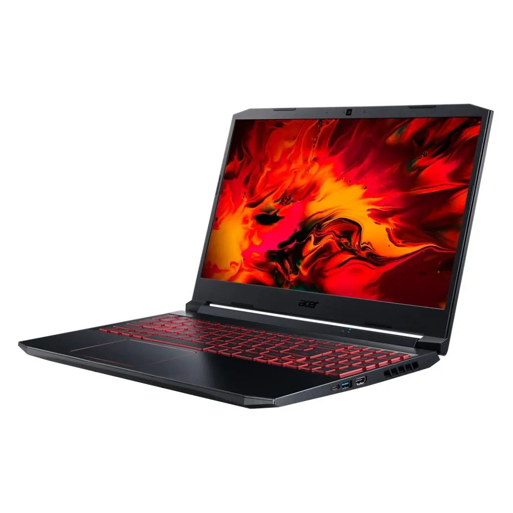 Gaming laptop Acer Nitro 5 15.6'', 8 GB/256 GB, Core i5-11400H, GTX 1650, black, English keyboard