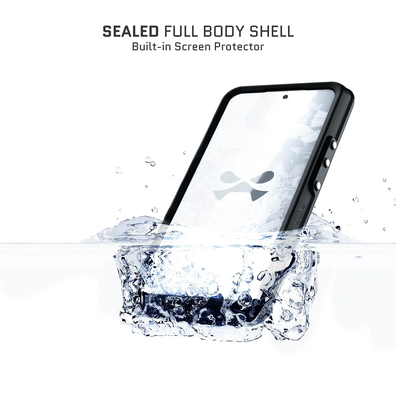 Ghostek Samsung Galaxy S23 Ultra Case Nautical Slim Extreme Waterproof Black