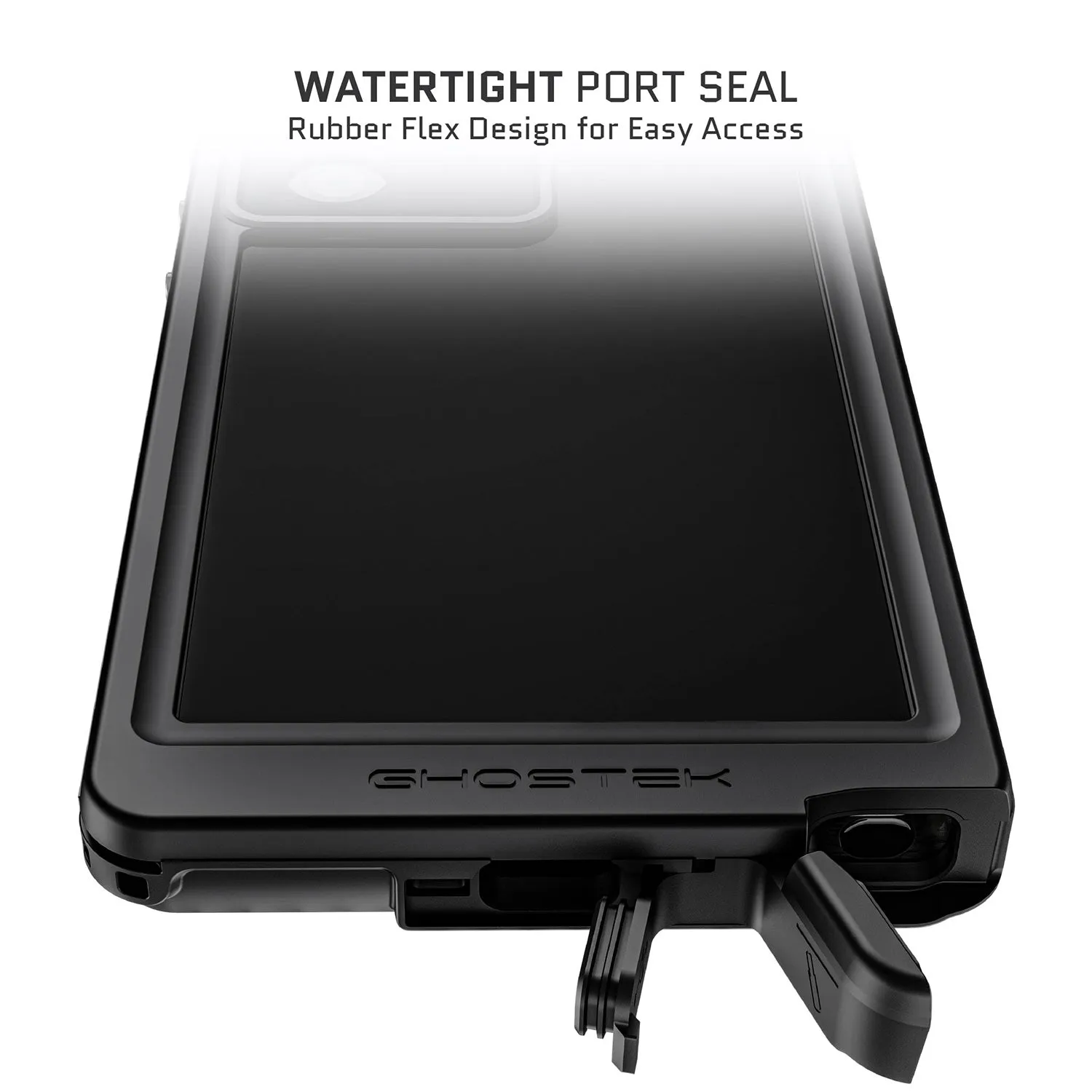 Ghostek Samsung Galaxy S23 Ultra Case Nautical Slim Extreme Waterproof Black