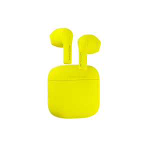 HAPPY PLUGS Joy True Wireless Headphones - Neon Yellow