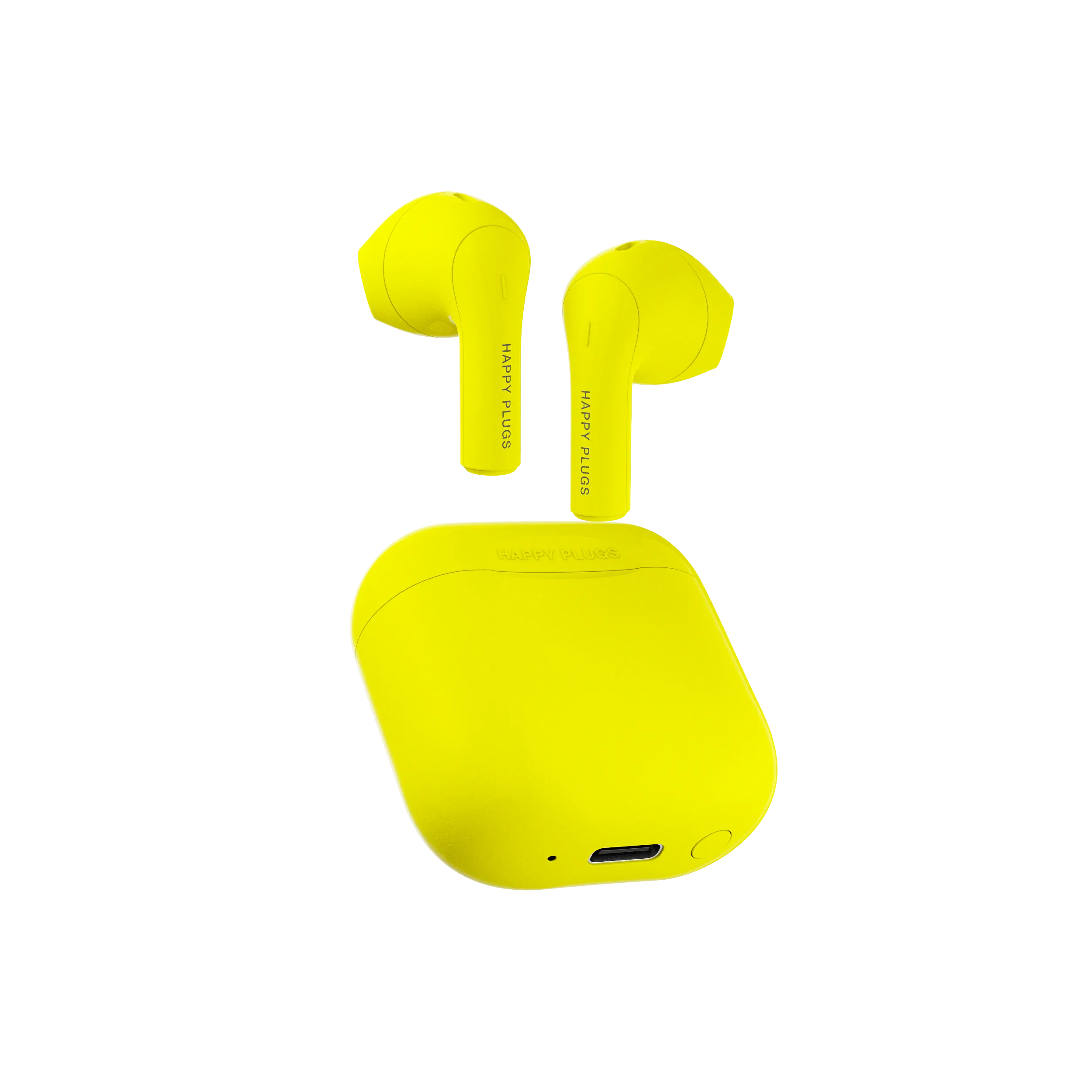 HAPPY PLUGS Joy True Wireless Headphones - Neon Yellow