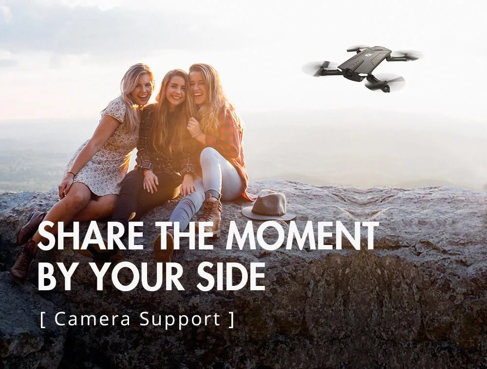 HIGHLY RATED HD Camera Drone With WiFi Real Time Transmission and Altitude Hold Feature. Super Stable Flight With 4 Speed Modes and Compatible With 3D VR Headset! Free Shipping
