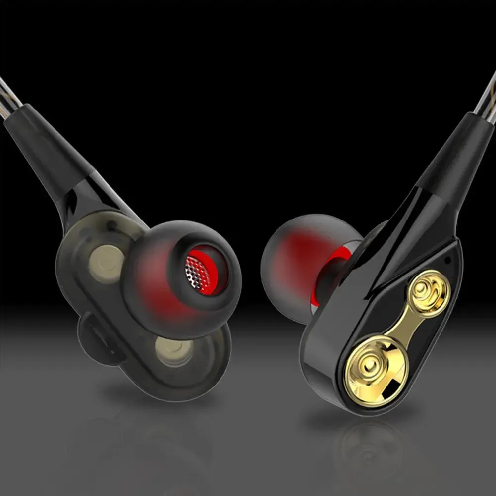 Metal In-ear Wire-controlled Music Small Headphones-In-Ear Headphones