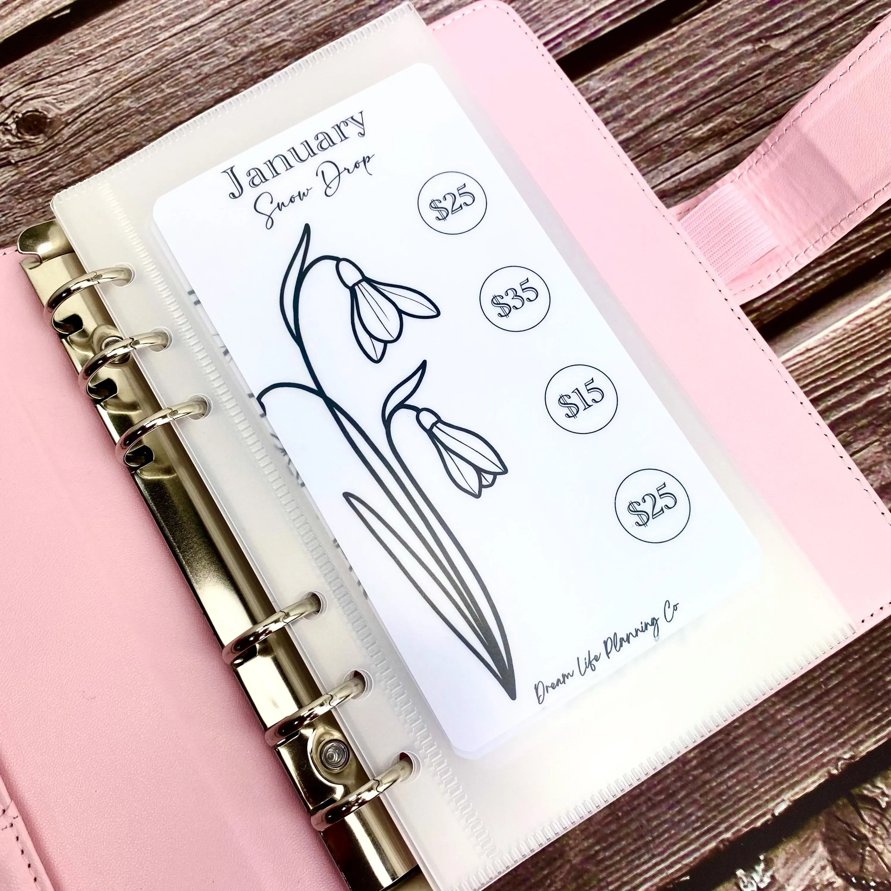 Monthly Flower Savings Challenge