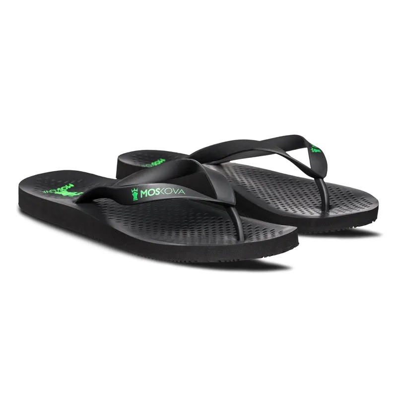 MOSKOVA S1 SUPPORT SANDALS -  BLACK GREEN