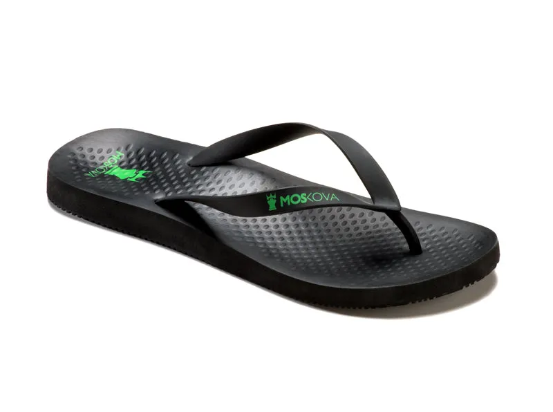 MOSKOVA S1 SUPPORT SANDALS -  BLACK GREEN