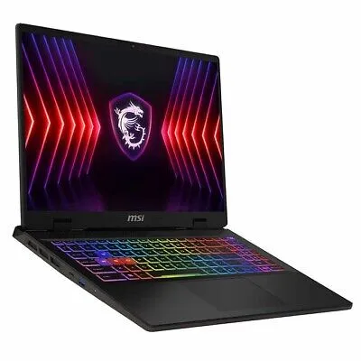 MSI Sword 16HX GAMING LAPTOP 16" Intel Core i7-14650HX 16GB 1TB Ssd Nvidia GeForce RTX 4060 Win 11 B14VFKG-202US
