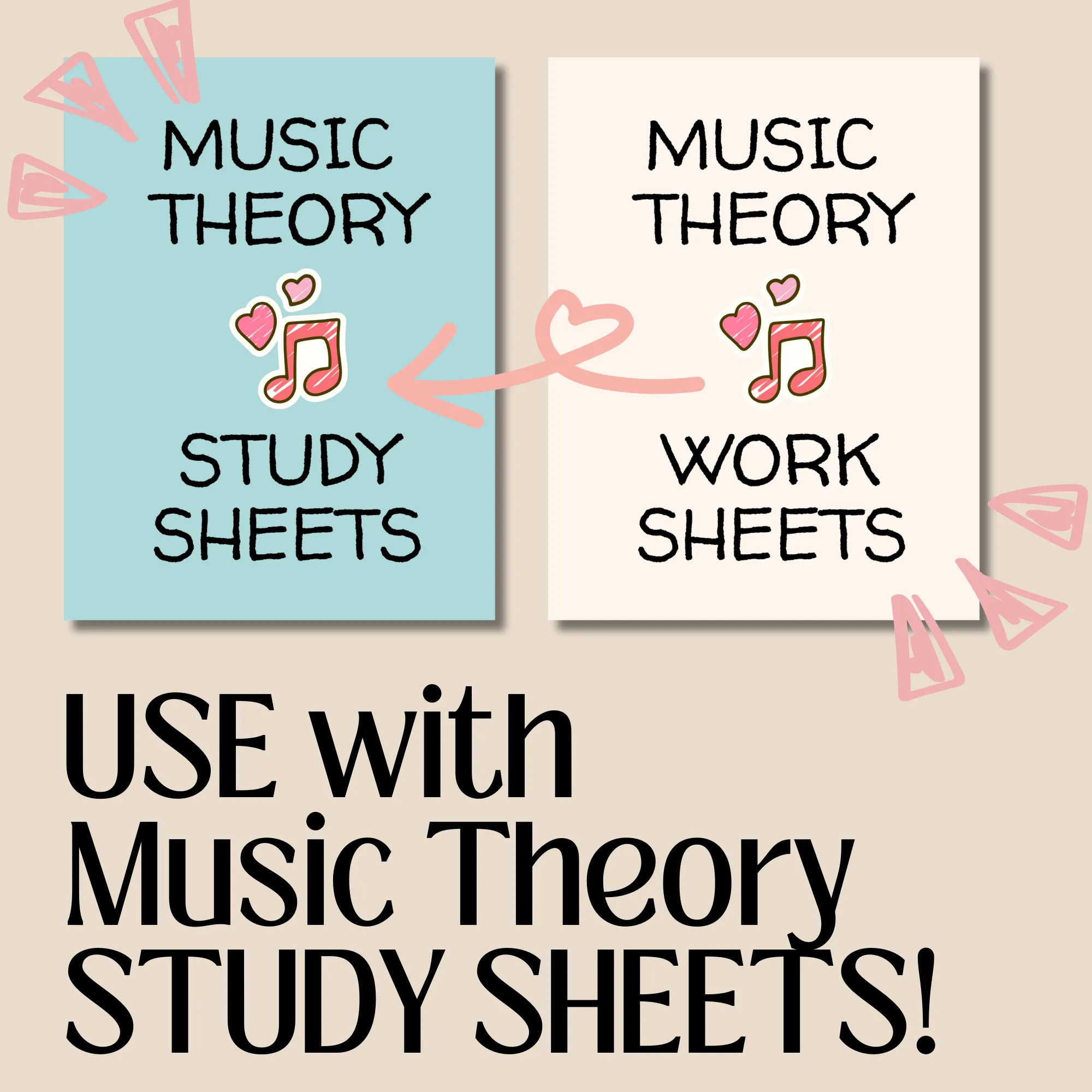 Music Theory E-Workbook  | Teach Yourself, Music Theory Assignments, Learn Scales, Key Signatures, Circle of 5ths (Copy)