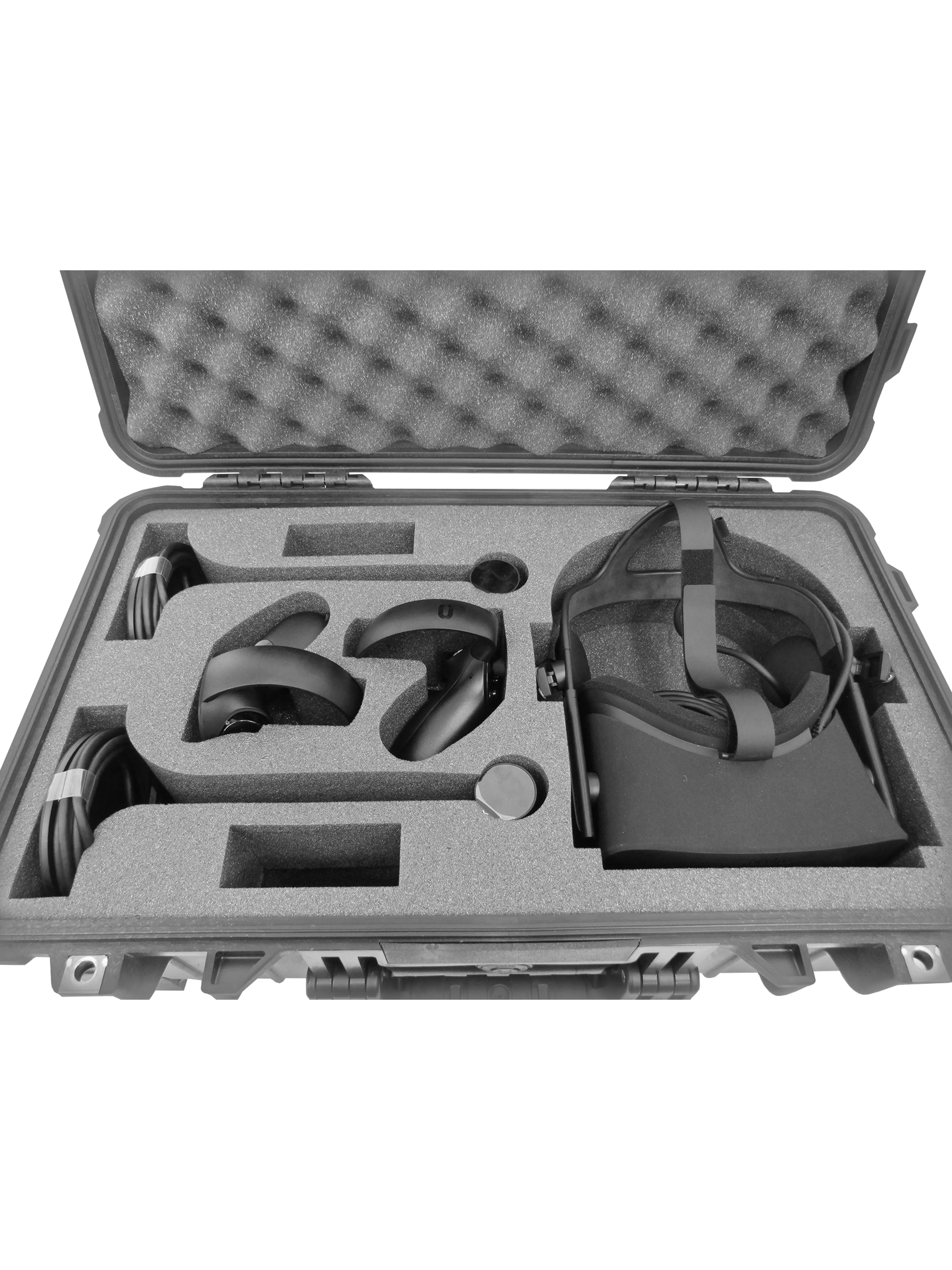 Pelican Case 1510 Custom Foam Insert for Oculus Rift (2 Sensors) - Carry-On with Wheels (Foam