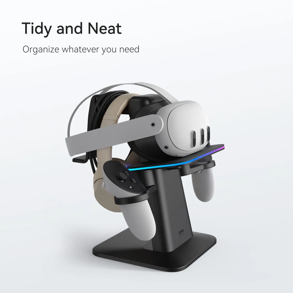 RGB charging stand for Meta Quest 3S, 3 | KIWI DESIGN & META