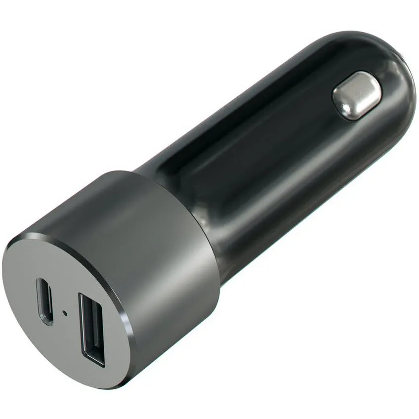 Satechi 72W USB-C and USB-A Car Charger (Space Grey)