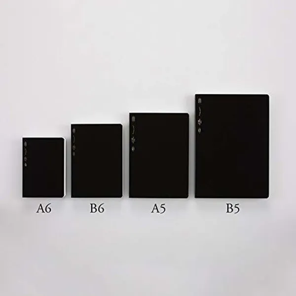 Stalogy Editor's Series 365 Days Notebook - 5 mm Grid - Black - B6