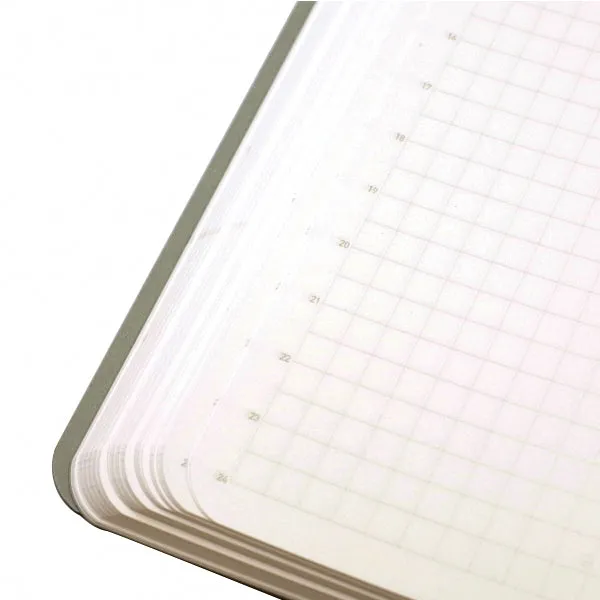 Stalogy Editor's Series 365 Days Notebook - 5 mm Grid - Black - B6